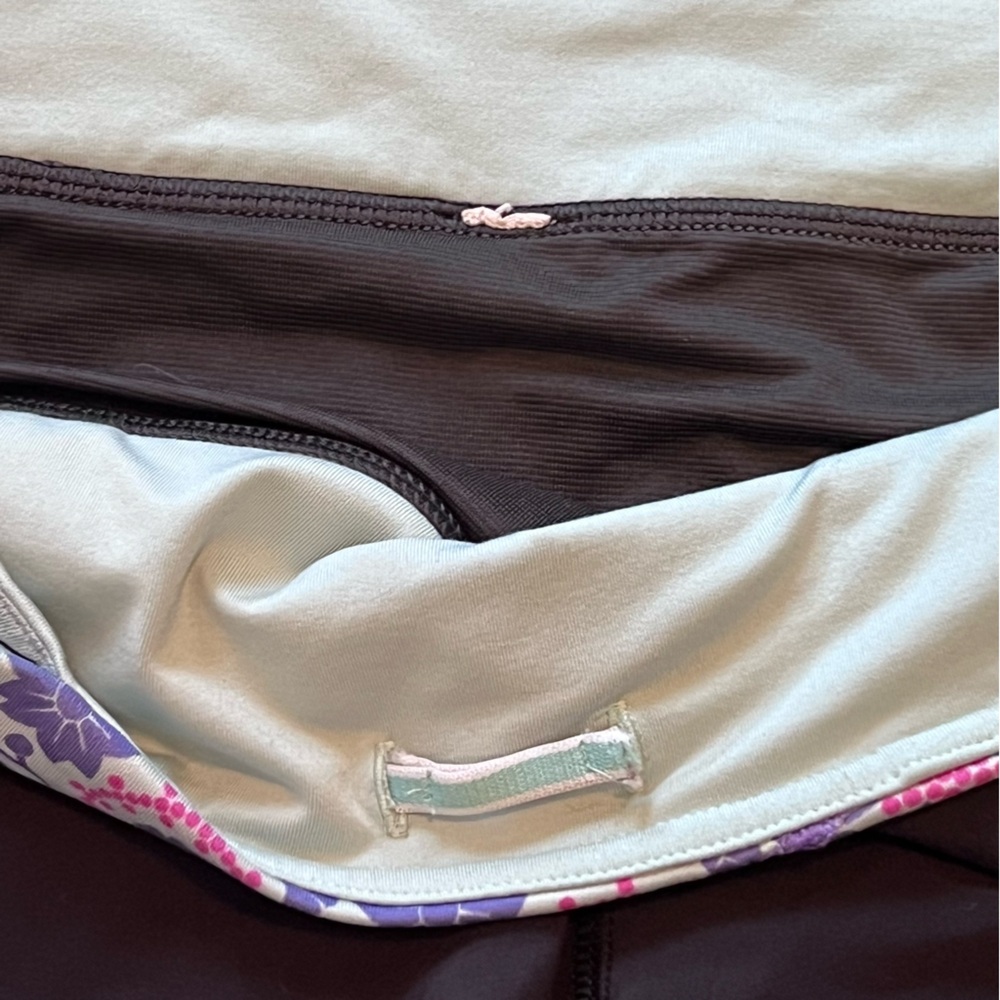 lululemon athletica Black and Purple Athletic Shorts - Picture 4 of 8